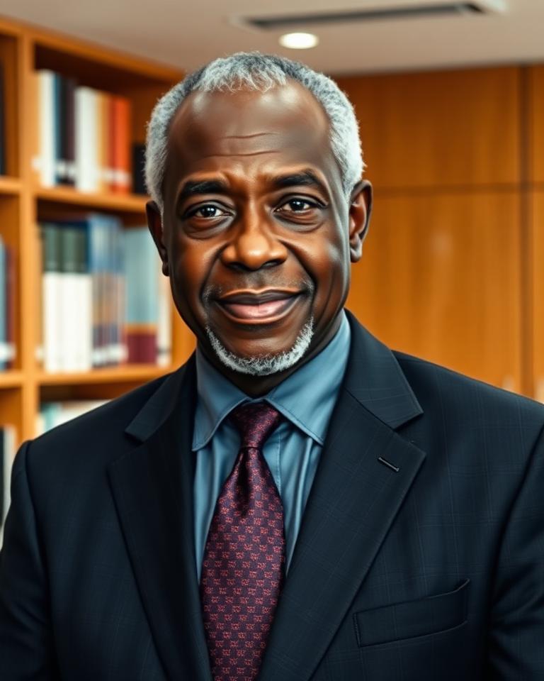 Portrait of Professor Nicholas N N N Nsowah Noamah