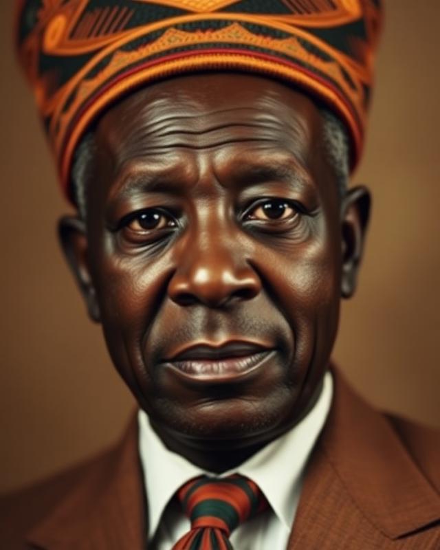Portrait of Albert Luthuli
